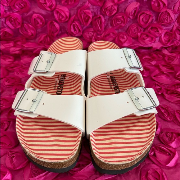 Birkenstock Arizona Patent birko-flor sandals - Picture 7 of 9